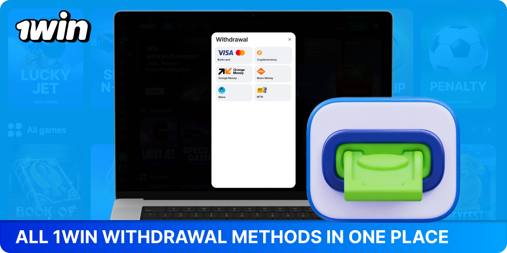 1win offers fast withdrawals via cryptocurrencies, e-wallets, and cards