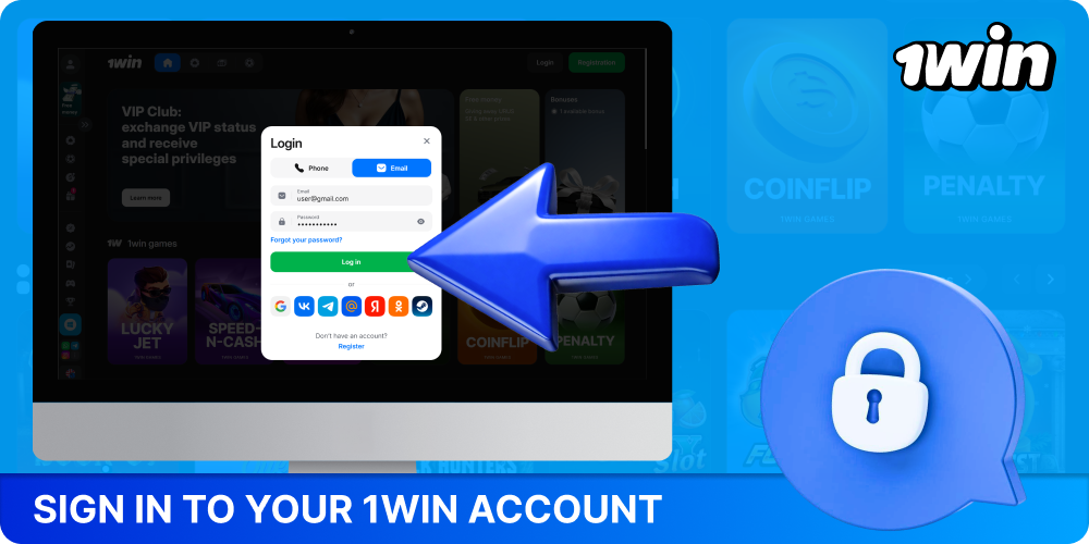 To withdraw winnings from 1win, players need to log in to their account