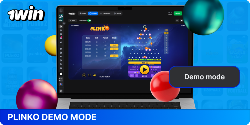 The Plinko demo on 1win lets you explore the game for free and test strategies without any risk