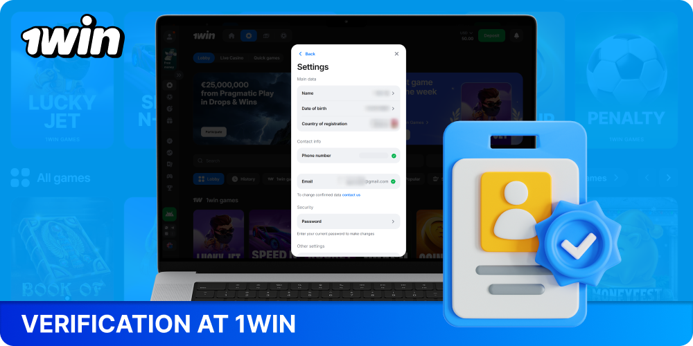 Account verification on 1win confirms the player's identity and enables secure withdrawals